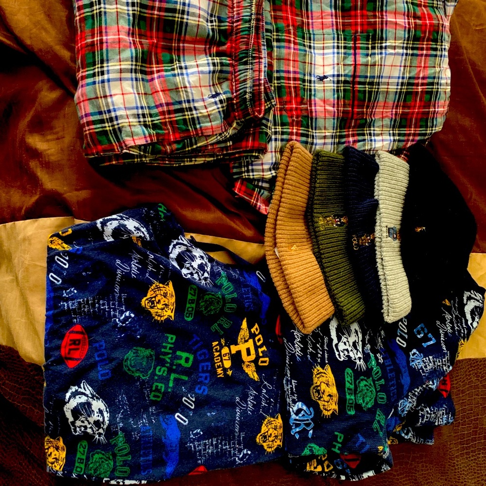 Polo PJ’s and Polo caps